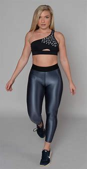 Image result for Black Leggings and Top