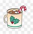 Image result for Hot Chocolate with Whipped Cream Clip Art Black and White