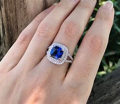 Image result for Blue Sapphire Engagement Rings for Women