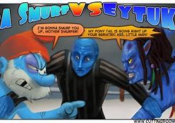 Image result for Avatar Smurfs