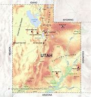 Image result for Map of Utah Towns