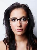 Image result for Clear Glasses On Black Women