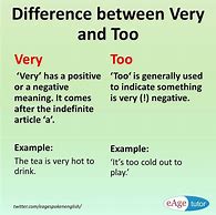 Image result for Difference Between to and Too Examples