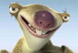 Image result for Sid Sloth Unhappy