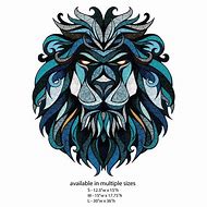Image result for Lion Head Logo with Blue Eyes