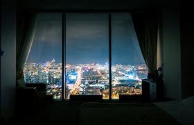 Image result for City Night. View From Window