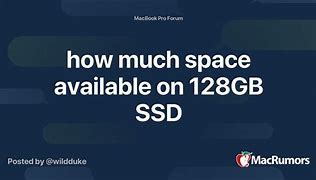 Image result for 128GB SSD Space
