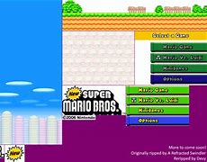 Image result for New Super Mario Bros DS Title Screen