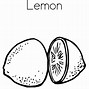 Image result for Lemon Coloring Page