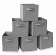 Image result for Fabric Storage Cube Bins