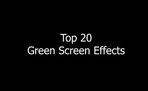 Image result for Visual Effects Greenscreen