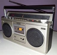 Image result for Old School Sony Boombox