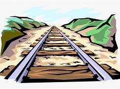 Image result for Cartoon Train On Tracks