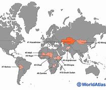 Image result for Top Ten Largest Countries in the World