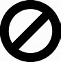 Image result for Not Allowed Red Sign