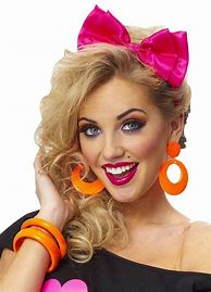 Image result for 1980s Bow Headband