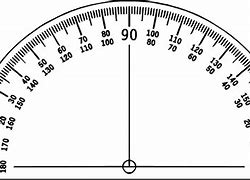 Image result for Half Circle Protractor Print Out
