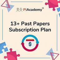 Image result for 13 Plus Past Papers