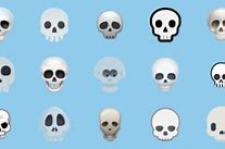 Image result for iPhone Skull Emoji Text