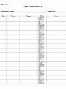 Image result for Customer Contact Log Template