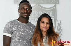 Image result for Sadio Mane Wife and Son