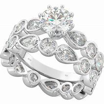 Image result for Sterling Silver Wedding Ring Sets