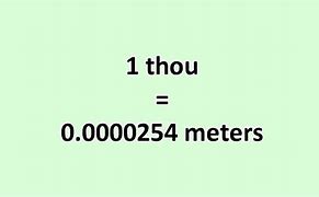 Image result for Thou Length