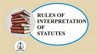 Image result for 24 Rules in Interpretation Book