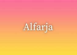 Image result for alfarja
