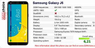 Image result for Samsung J6 Spec
