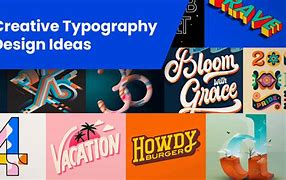 Image result for Modern Typography Design
