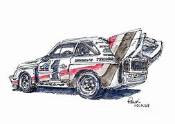 Image result for Audi Quattro S1 Drawing