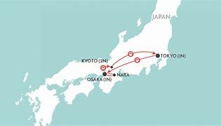 Image result for Osaka/Kyoto Nara Japan Map