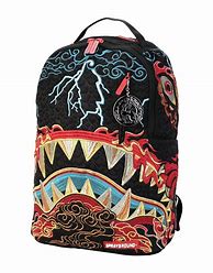 Image result for Red Green Black and White Sprayground Backpack