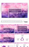 Image result for Template Purple Aesthetic