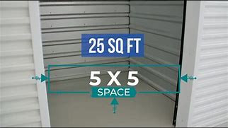 Image result for How Big Is 5X5 Storage Unit