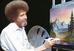 Image result for Bob Ross First Painting