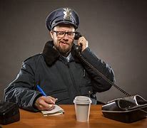 Image result for Police Man On the Phone