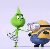 Image result for Green Grinch Minion