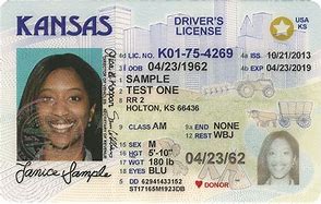 Image result for Kansas Temporary Driver's License