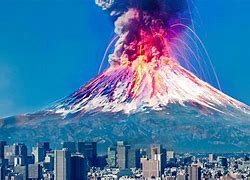 Image result for Mount Fuji Volcano Erupts