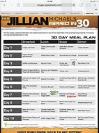 Image result for Jillian Michaels 30-Day Meal Plan