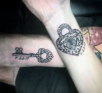 Image result for Lock and Key Matching Tattoos