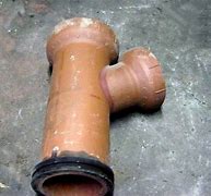 Image result for Main Sewer Connection Clay Pipe Saddle