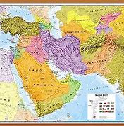 Image result for Middle East Wall Map