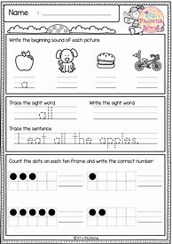 Image result for First Grade Morning Work Worksheets