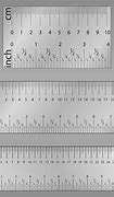 Image result for Ruler with Inches and Cm till 1 Meter
