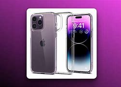 Image result for iPhone 14 Deep Purple in Clear Case