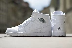 Image result for All White Air Jordans