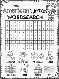 Image result for American Symbols Kindergarten Worksheet